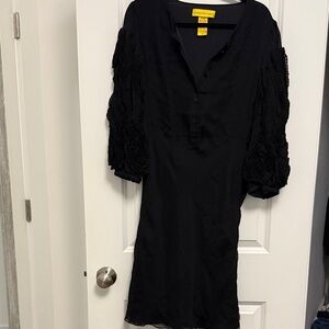 Catherine Malandrino Black Long Sleeve Dress